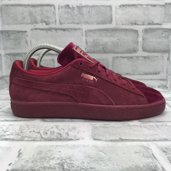 Puma Shoes - PUMA Suede Classic Velvet Cordovan